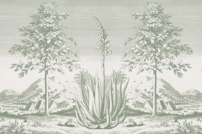 Aloe Green mural by Hovia