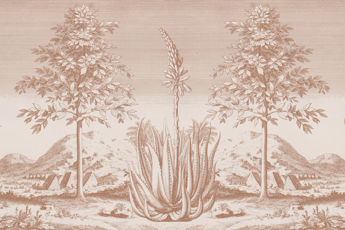 Aloe Terracotta mural by Hovia