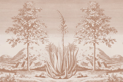 Aloe Terracotta mural by Hovia