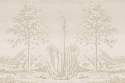 Aloe Neutral mural by Hovia