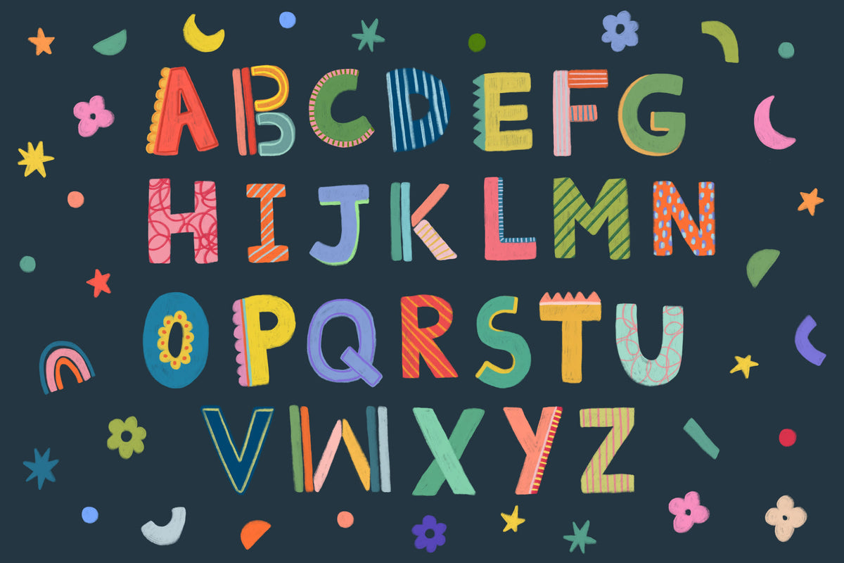 Alphabet Navy mural by Hovia