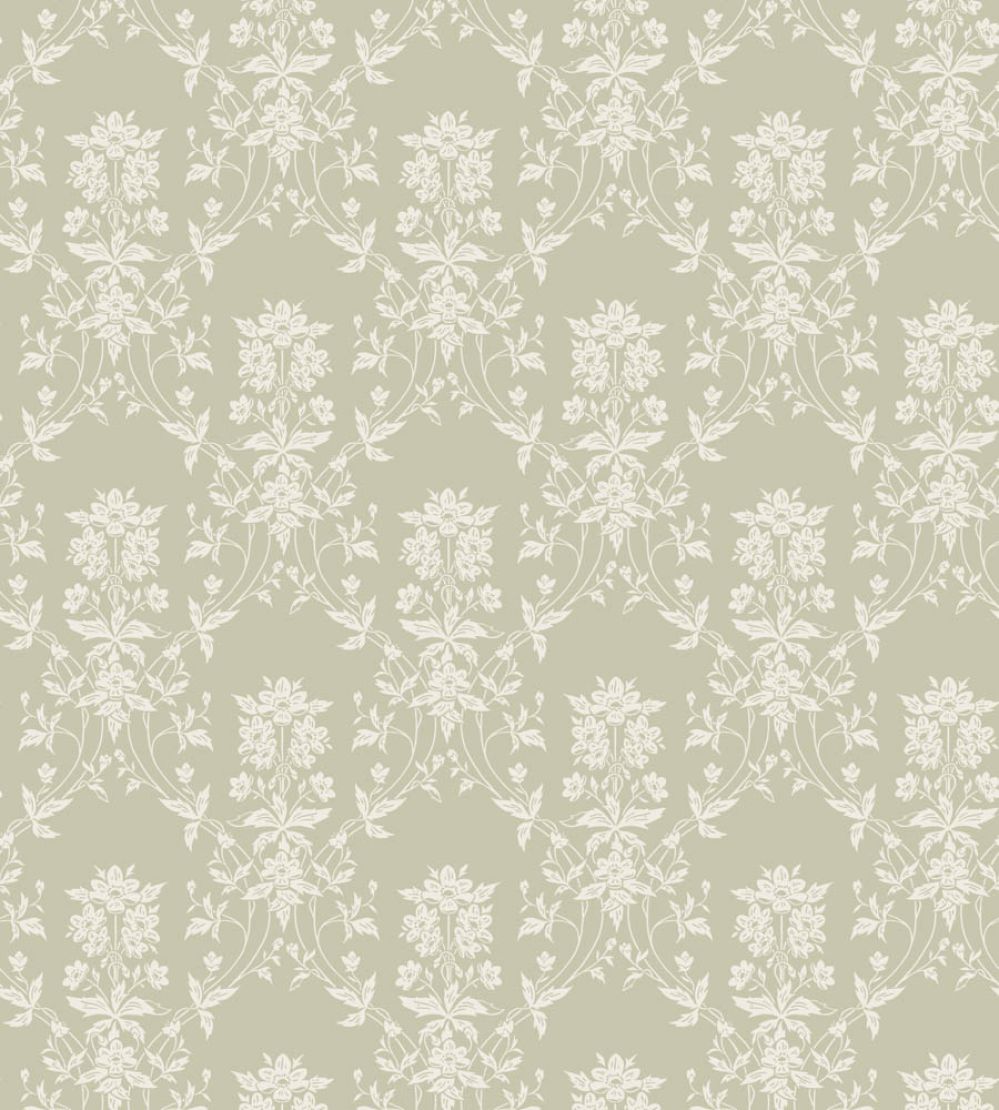 Alva Wallpaper by Sandberg Spring Green