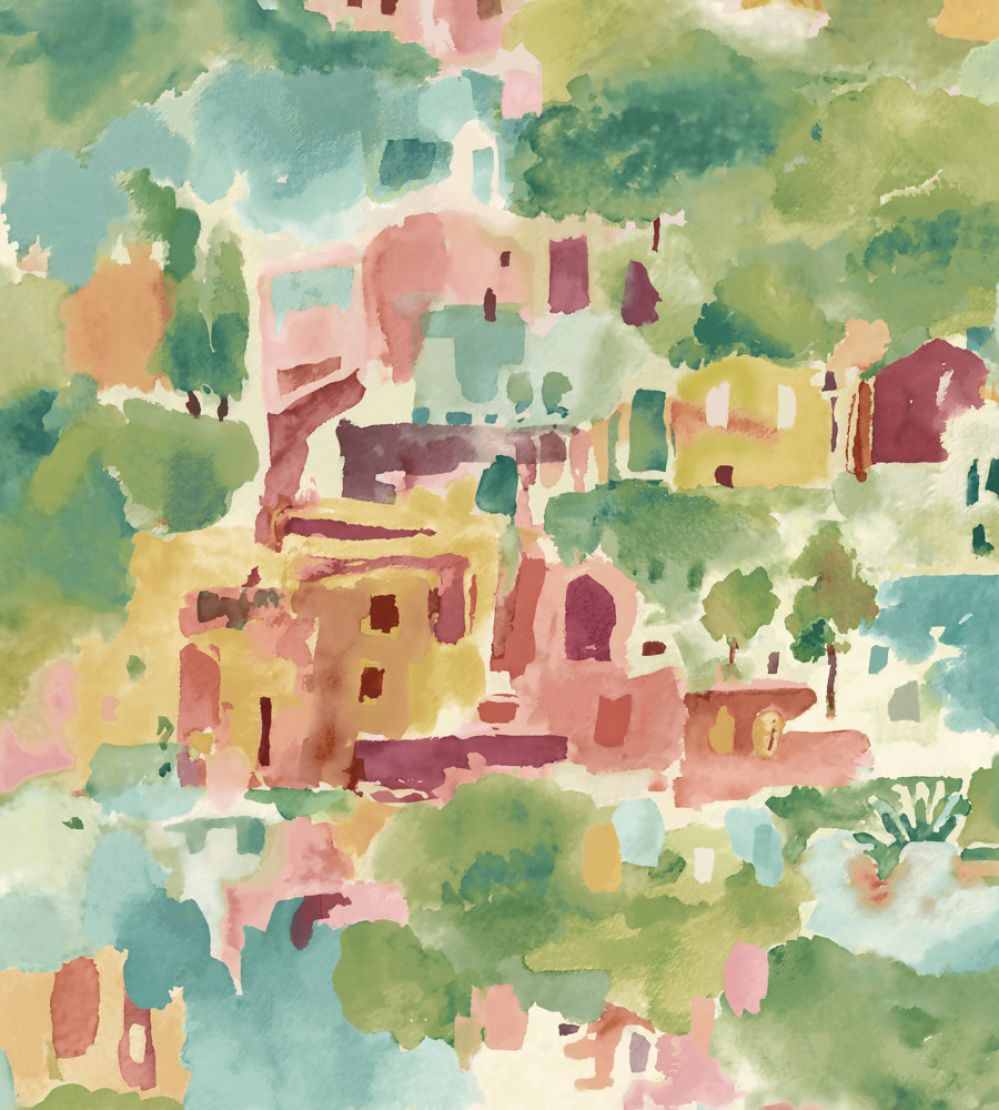 Amalfi Wallpaper by Ohpopsi Sunset Chic