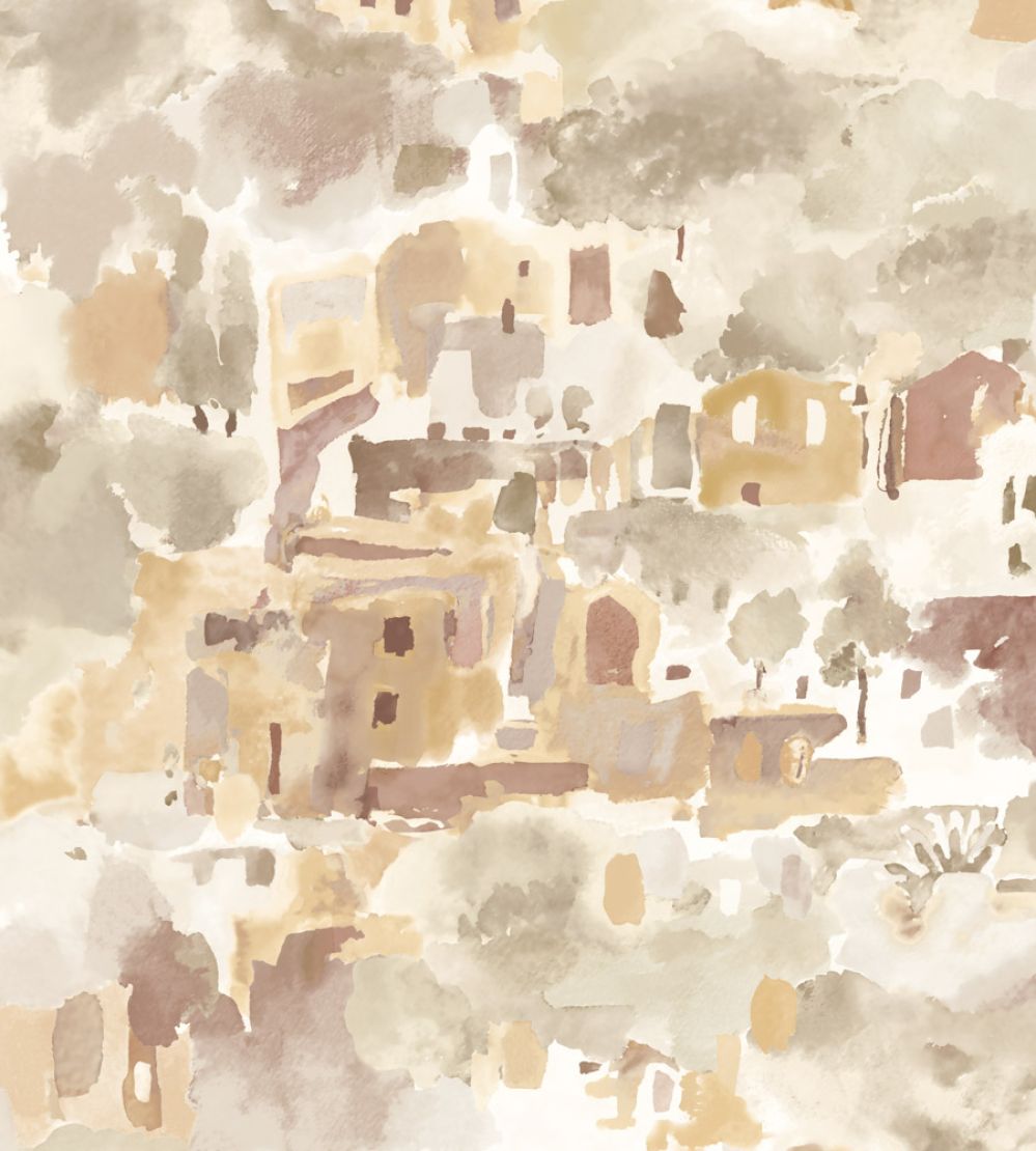 Amalfi Wallpaper by Ohpopsi Washed Clay