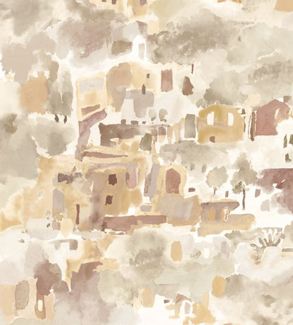 Amalfi Wallpaper by Ohpopsi Washed Clay