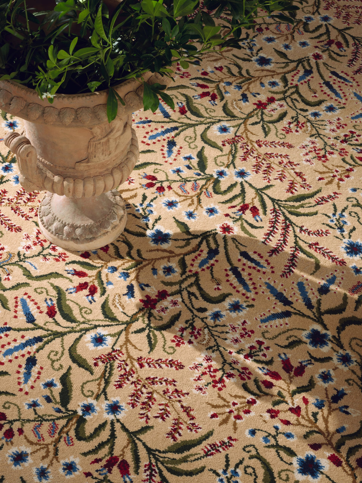 Amarante Rug by Pierre Frey shown in a room setting (view 2)