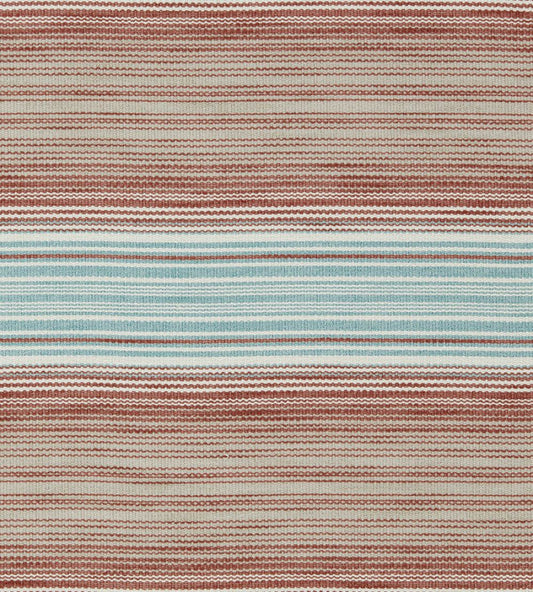 Amaris Fabric by Harlequin Rust/Aqua