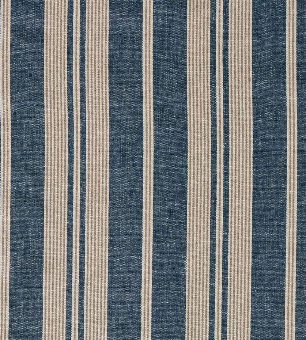 Amberley Stripe Fabric by Sanderson Jodhpur Blue
