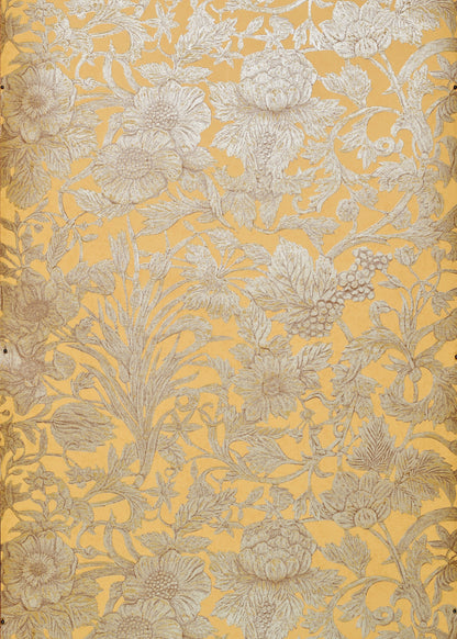 Amicia Wallpaper by Watts 1874 in Tansy Yellow