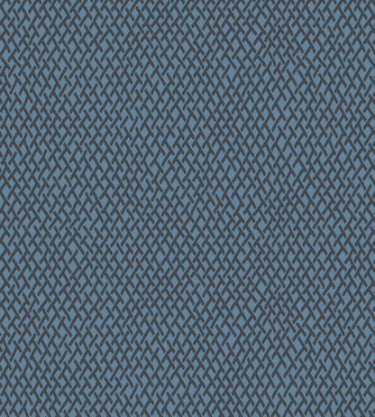 Amime Wallpaper by Farrow & Ball Chinese Blue / Railings