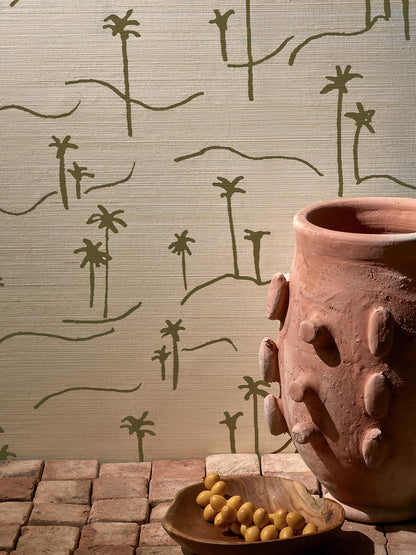 Ammos Wallpaper by Pierre Frey shown in a room setting (view 2)