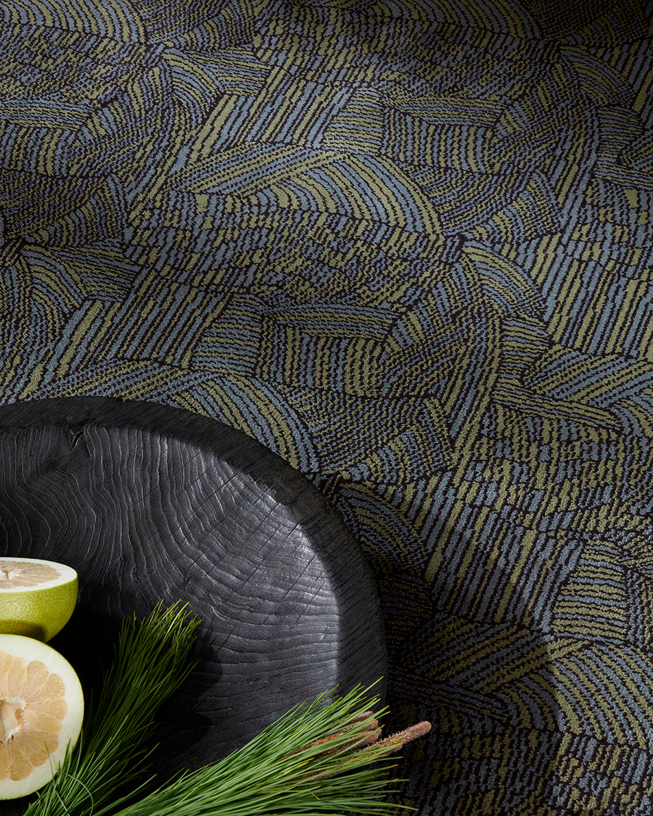 Amo Tricolore Rug by Pierre Frey shown in a room setting (view 1)