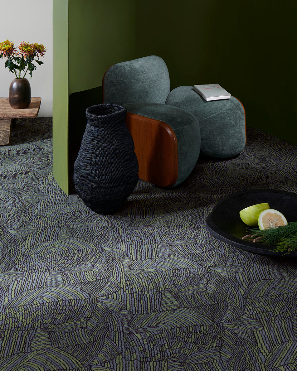 Amo Tricolore Rug by Pierre Frey shown in a room setting (view 2)