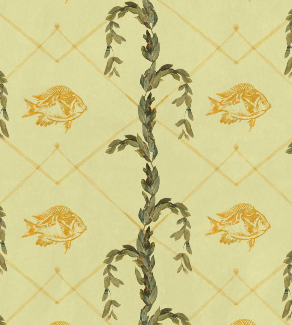 Amoulette Wallpaper by MINDTHEGAP Yellow