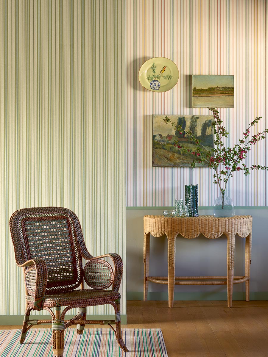 Amour Wallpaper by Pierre Frey shown in a room setting (view 1)