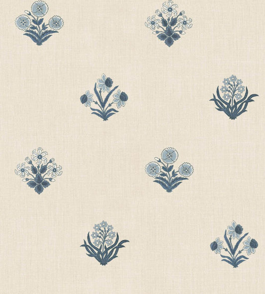 Amy Wallpaper by Sandberg Blue