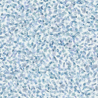 Ana wallpaper by Coordonné in Cielo, flat pattern view