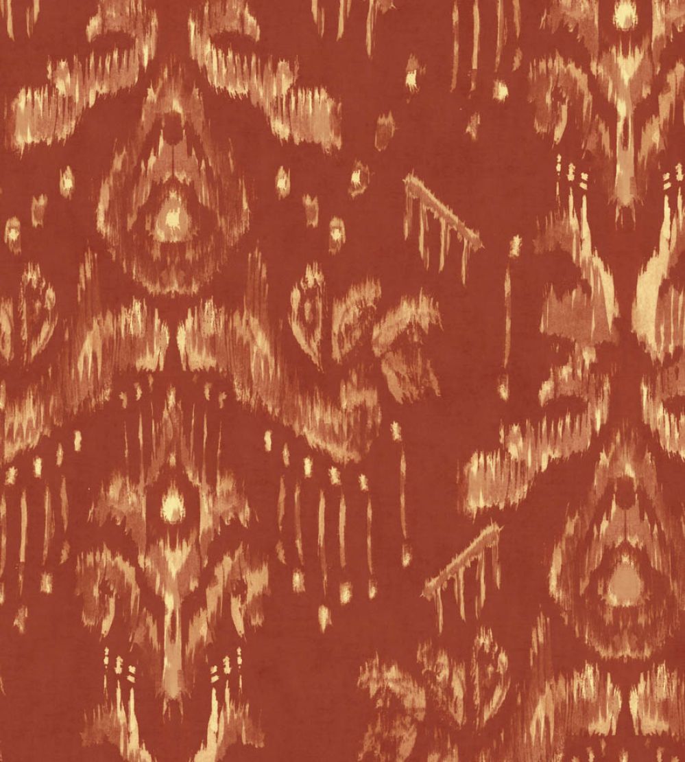Ancestral Ikat Wallpaper by MINDTHEGAP Copper