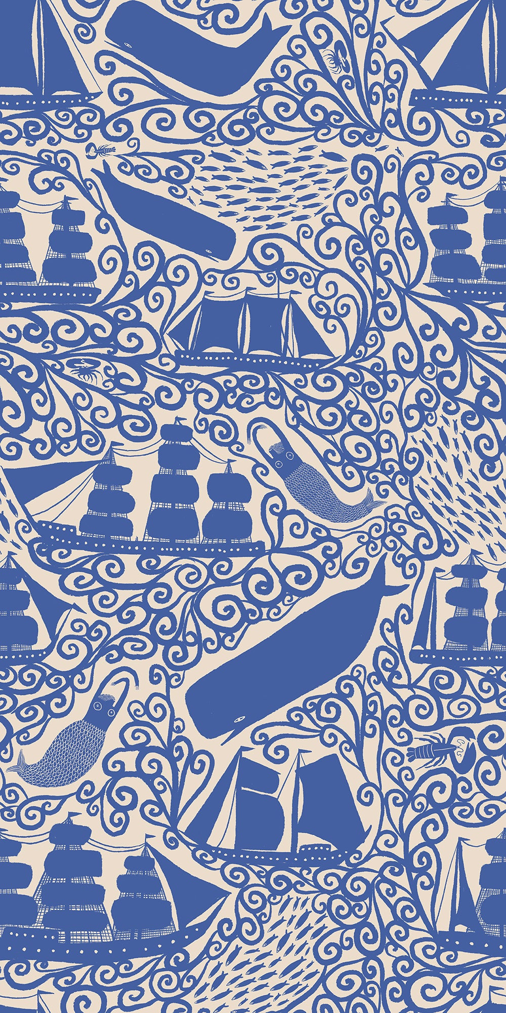 Ancient Sea Carnac mural by Bien Fait