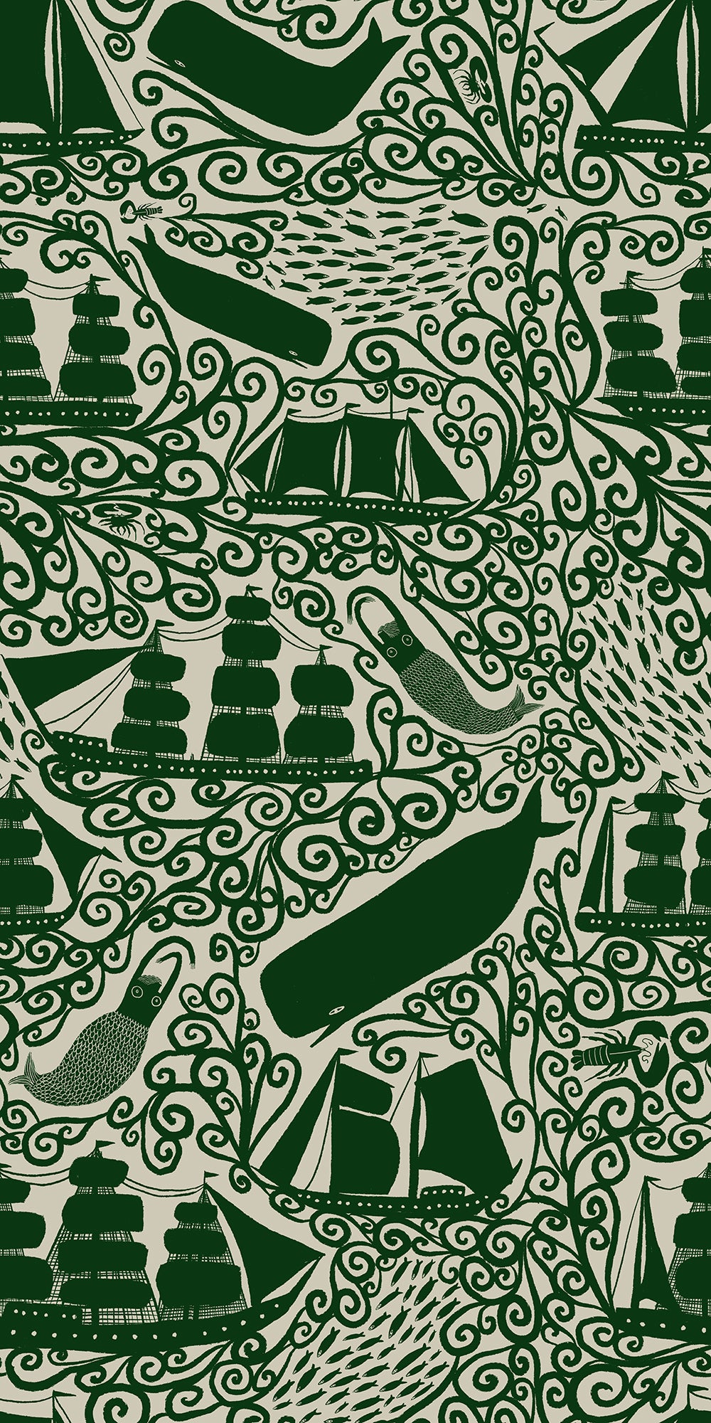 Ancient Sea Nori mural by Bien Fait