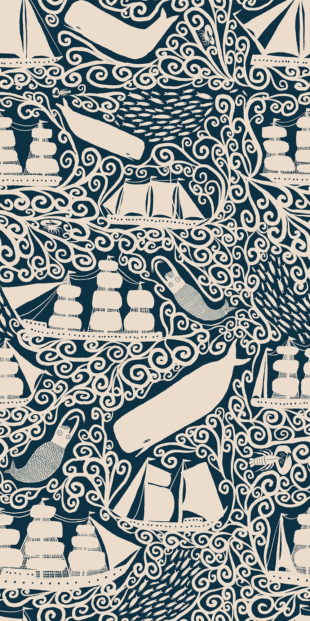 Ancient Sea Swanpool mural by Bien Fait