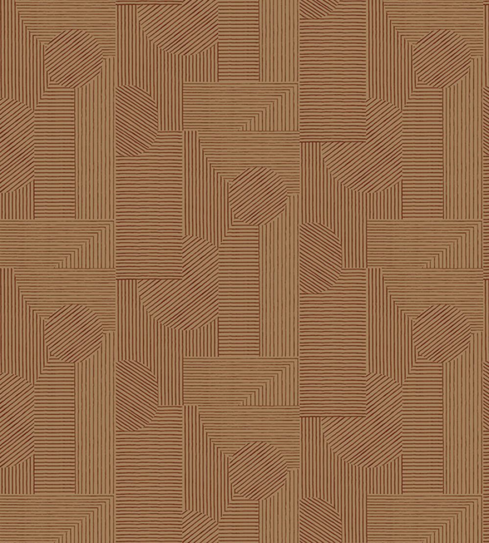 Andana Wallpaper by Tres Tintas Terracota