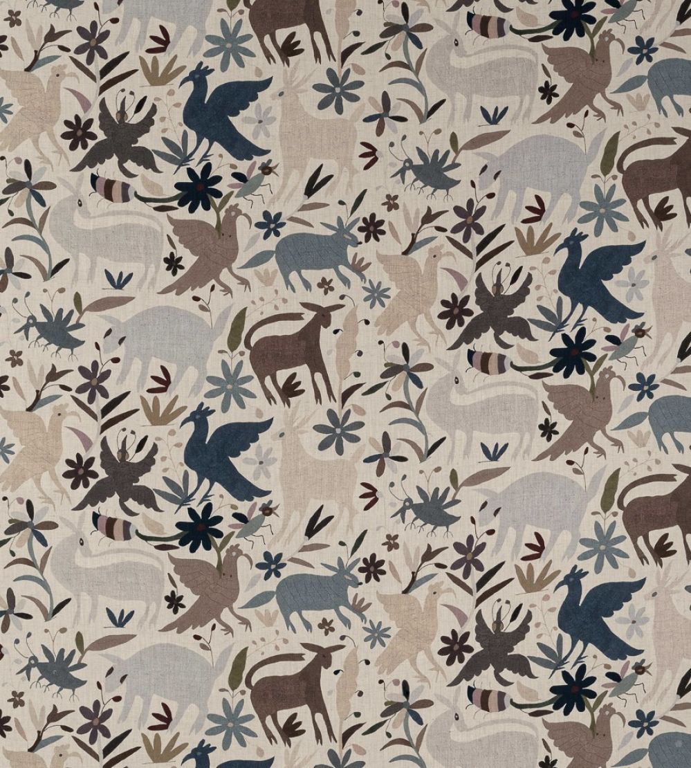Tiki Tiki Fabric by Andrew Martin Desert