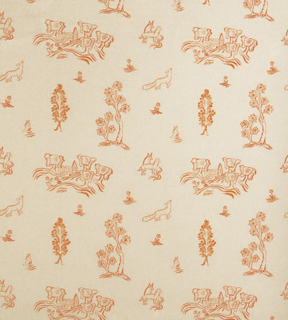 Friendly Folk Fabric by Andrew Martin Melon Orange