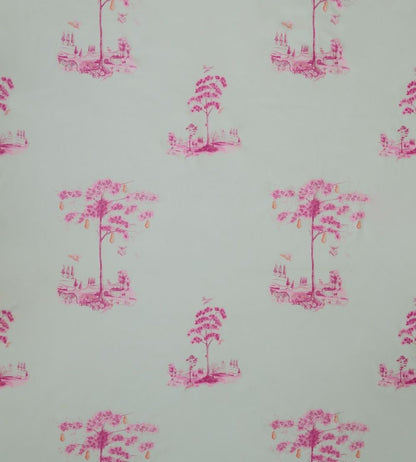 Travellers Tales Fabric by Andrew Martin Hot Pink