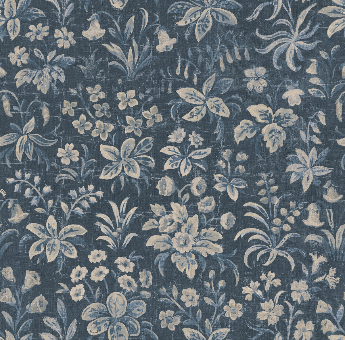 Ania Midnight Blue mural by Sandberg