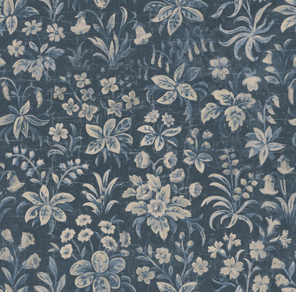 Ania Midnight Blue mural by Sandberg