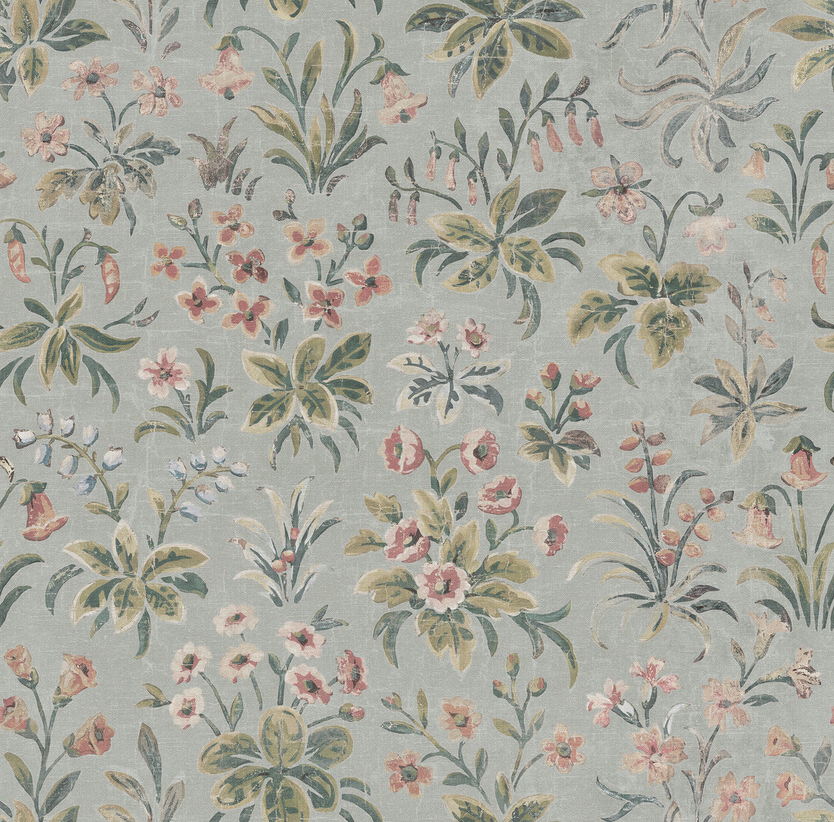 Ania Misty Blue mural by Sandberg