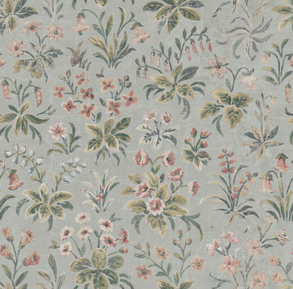 Ania Misty Blue mural by Sandberg