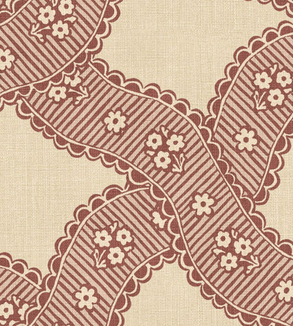 Annie Wallpaper by Sandberg Red