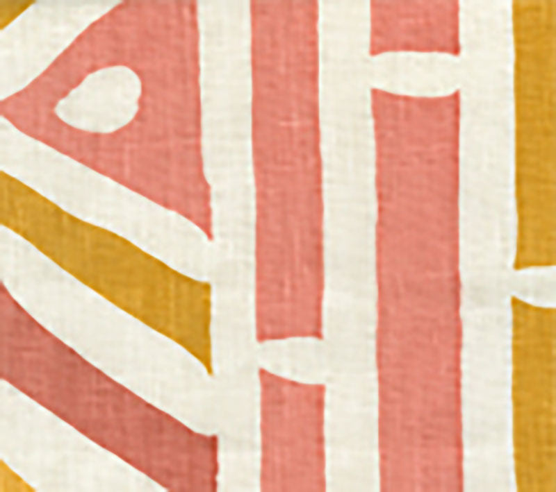 Antibes Terra Gold Yellow fabric by Alan Campbell