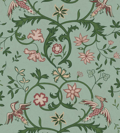 Antwerp Damask Wallpaper by Coordonne Sage