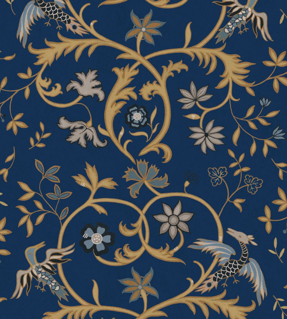 Antwerp Damask Wallpaper by Coordonne Sapphire