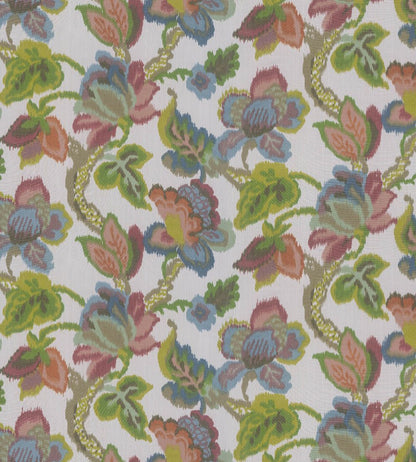 Anya Fabric by Travers Pink/Green