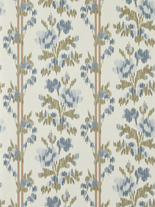 Apothecary Rose Wallpaper by Sanderson Ether Blues