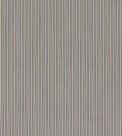 Apron Stripe Fabric by Zoffany Stone/Denim