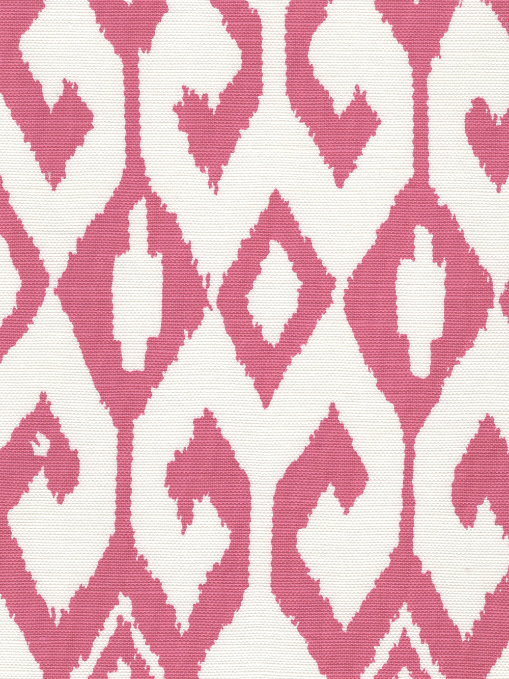 Aqua II Magenta on White fabric by China Seas