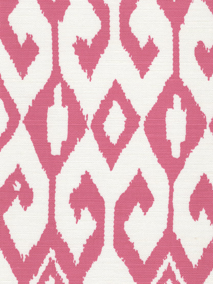 Aqua II Magenta on White fabric by China Seas