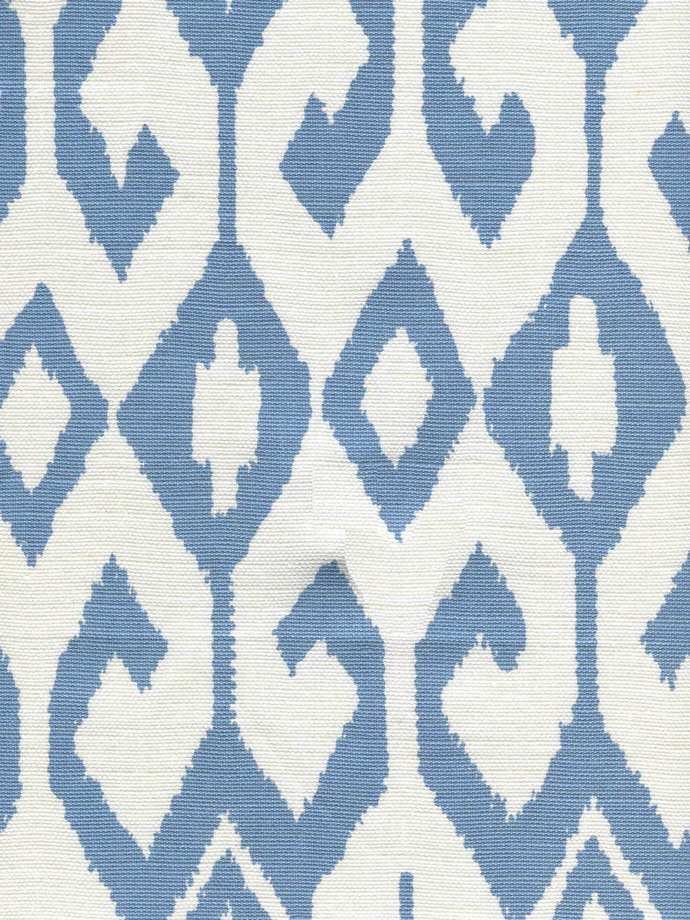 Aqua II French Blue on White fabric by China Seas