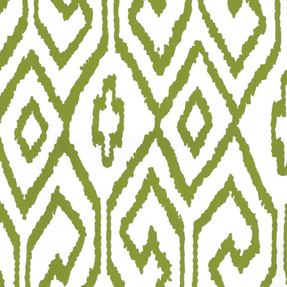 Aqua IV Jungle Green on White wallpaper by China Seas
