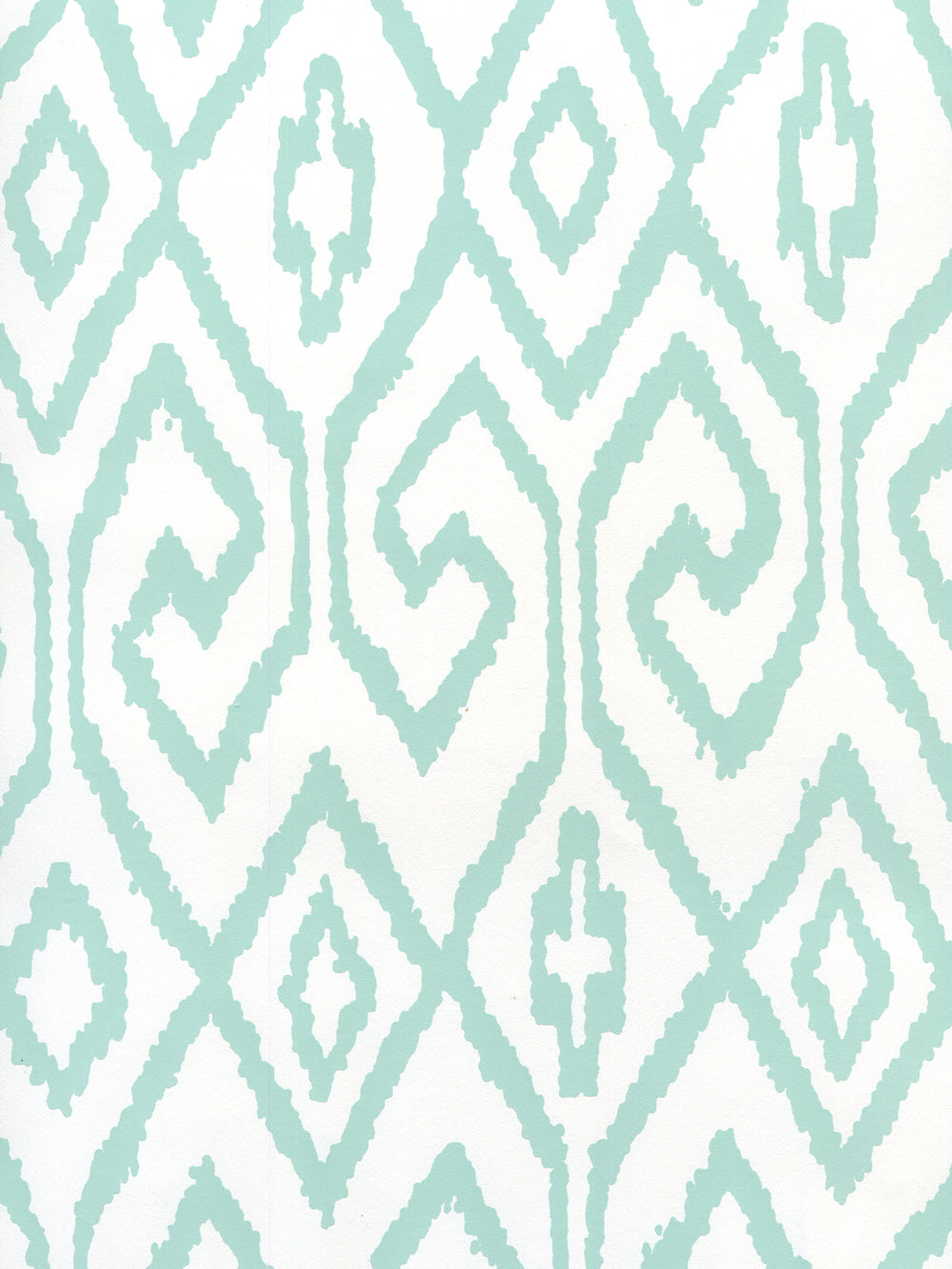 Aqua IV Aqua on White Paper wallpaper by China Seas