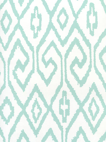 Aqua IV Aqua on White Paper wallpaper by China Seas
