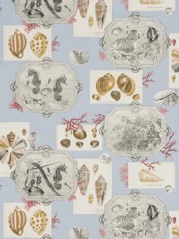 Aquarius Wallpaper by Pierre Frey in Blue Surf (FP193003)
