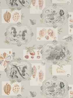 Aquarius Wallpaper by Pierre Frey in Stone (FP193001)