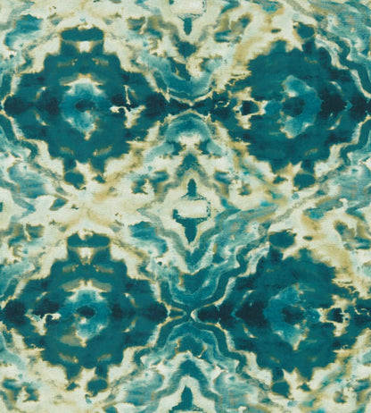Aqueous Wallpaper by Clarke & Clarke Teal