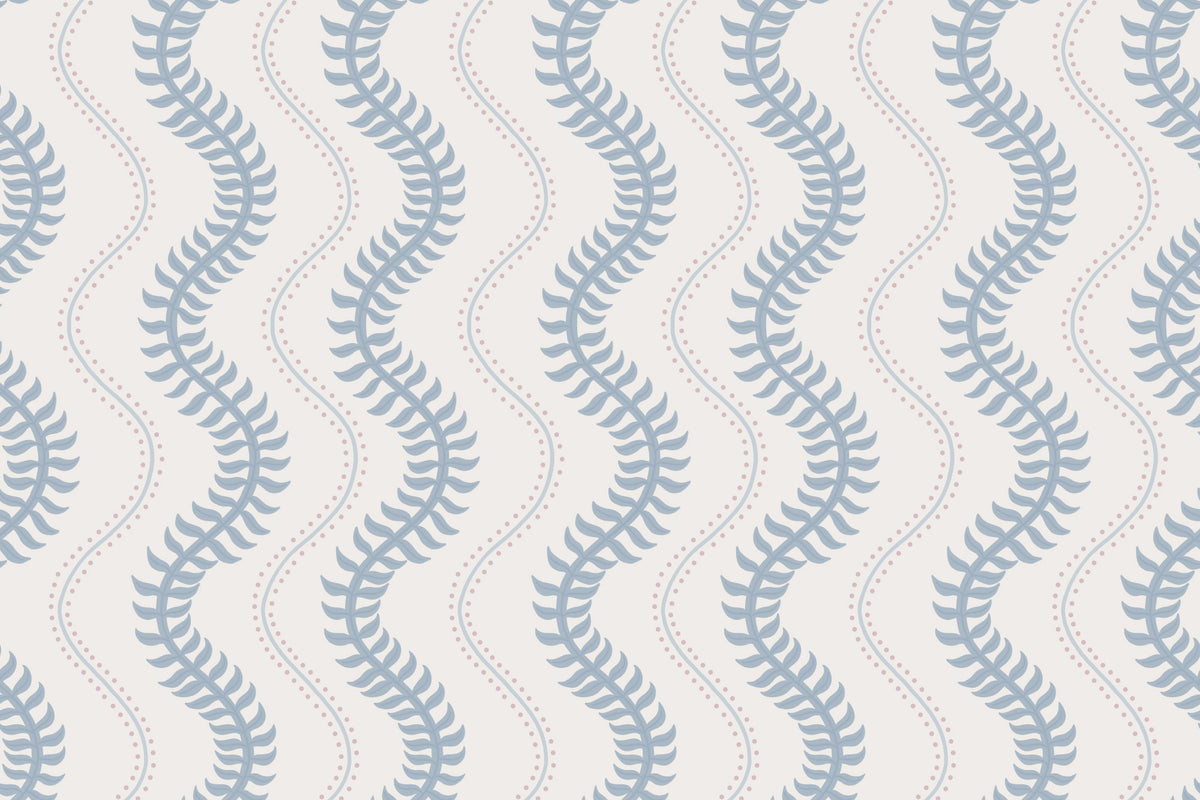 Arabella Blue & Pink mural by Hovia